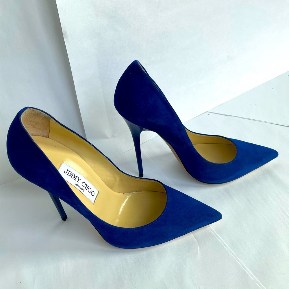 Jimmy Choo Royal Blue Stiletto Heels